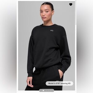ALO yoga accolade crew neck pullover